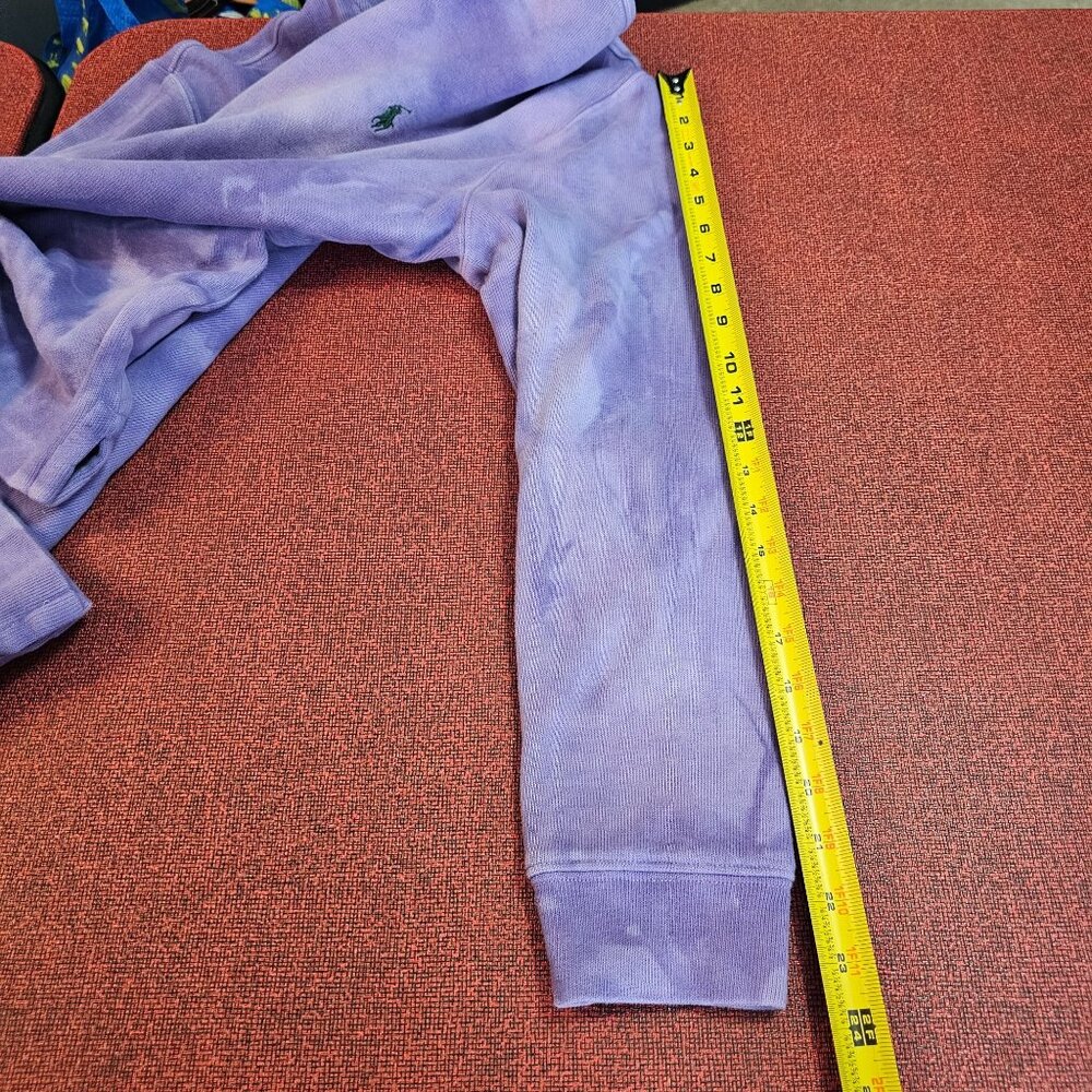 Polo Ralph Lauren Quarter Zip Pullover XL Purple Garment Wash Pony‎ Mock Neck - Picture 8 of 11